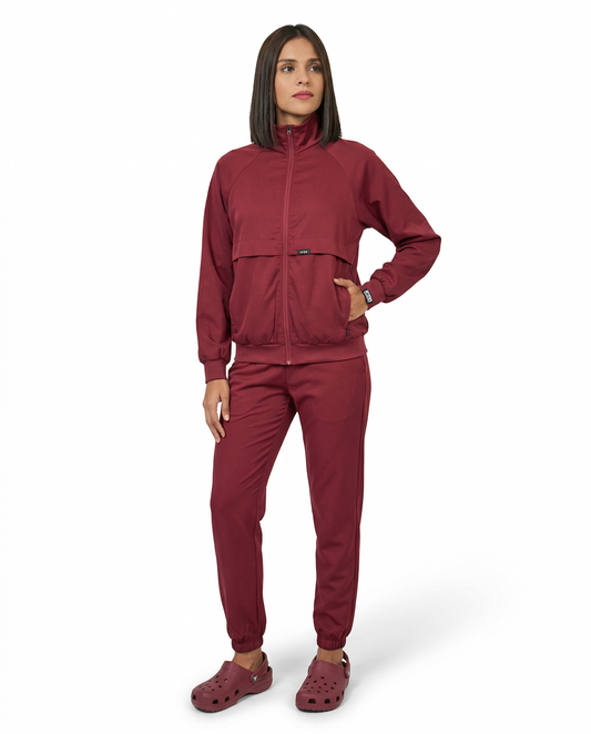 Veste Médicale Rouge Vin