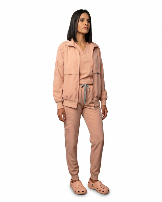 Pantalon Médical Jogger Rose Pâle