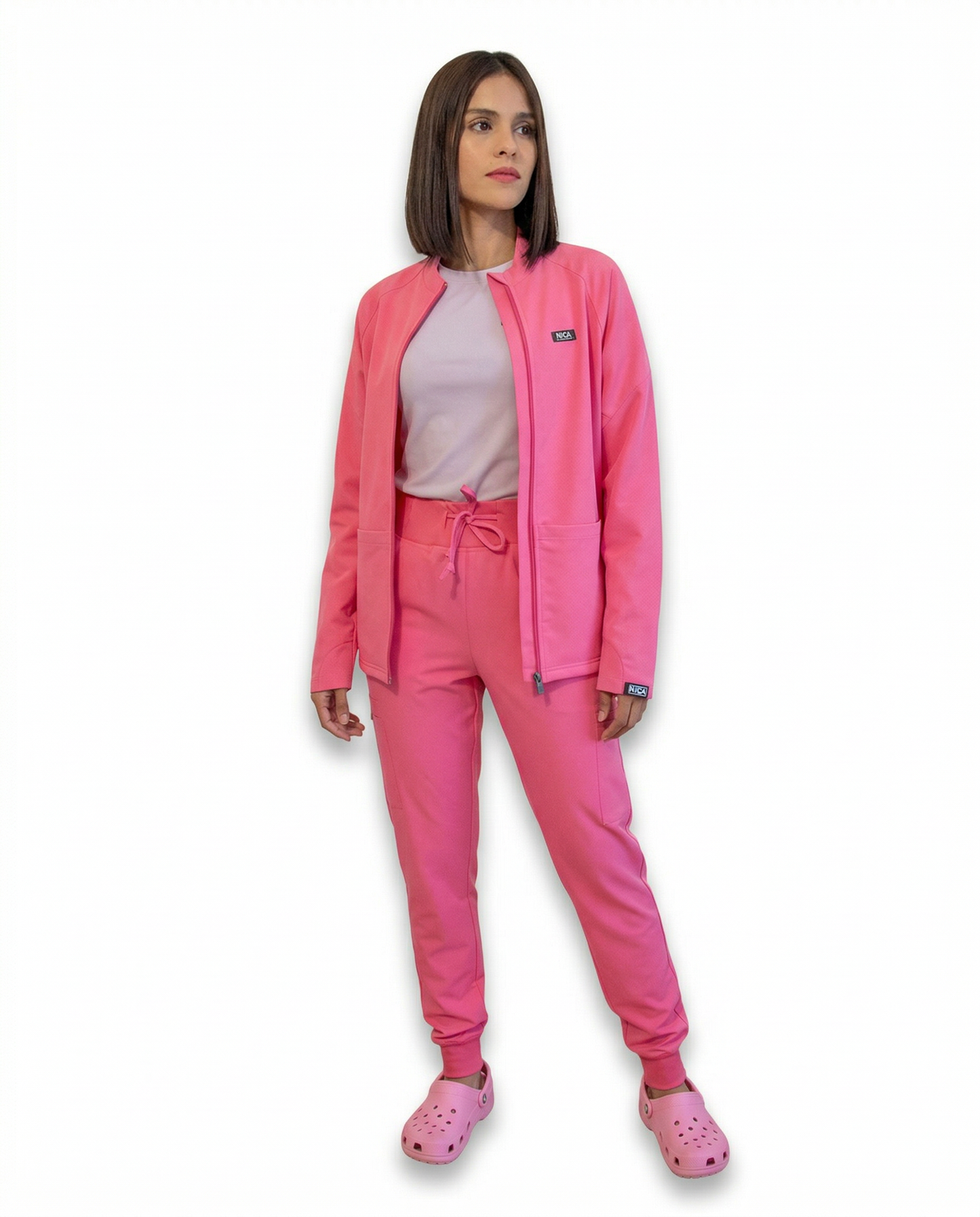 Ensemble Médical Rose Bonbon